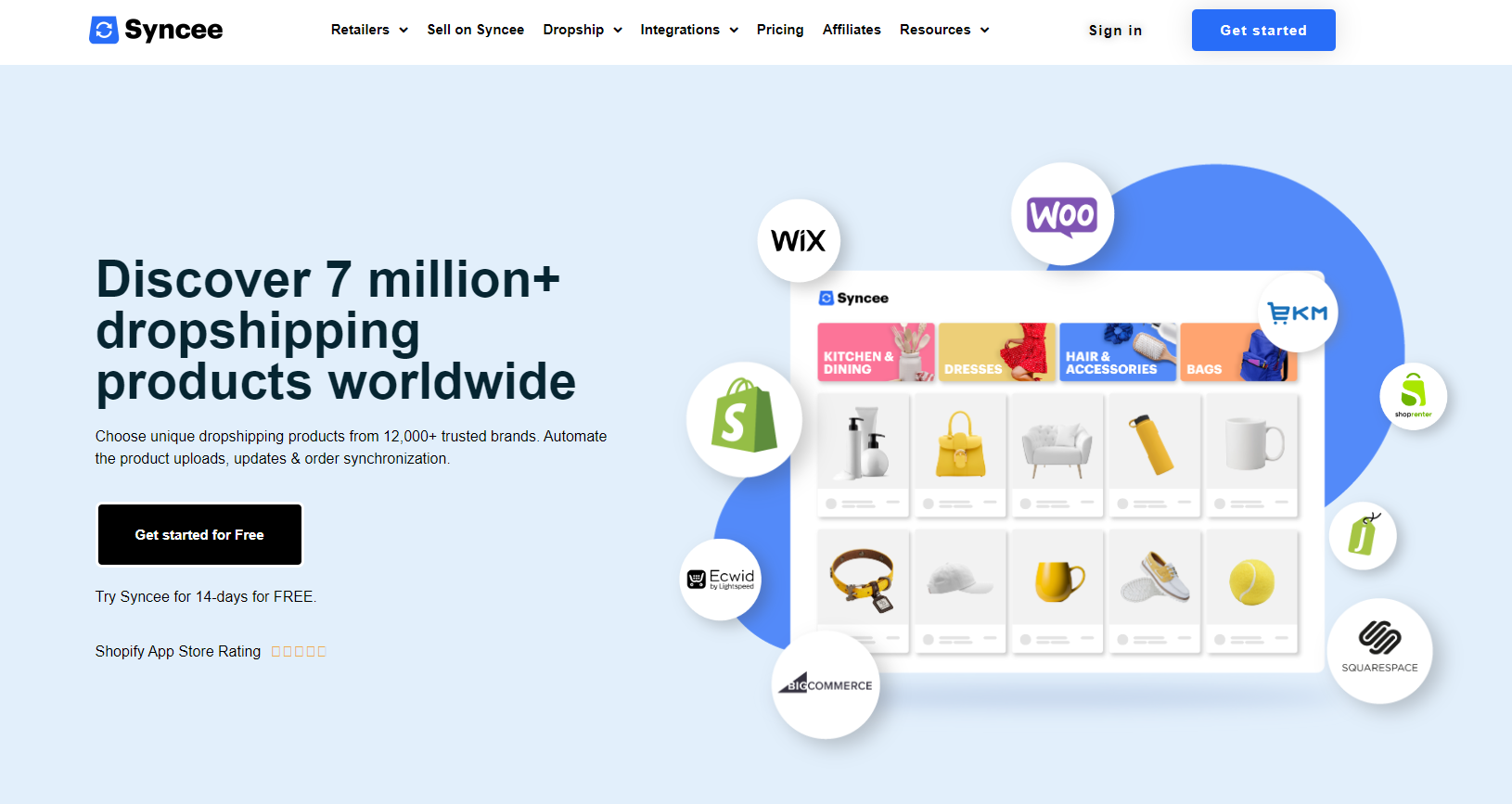Syncee global dropshipping and wholesale